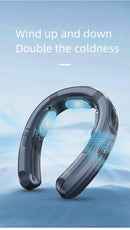 2025 novo condicionador de ar wearable usb recarregável portátil 3 refrigeração pendurado pescoço ventilador mudo 6000mah ao ar livre verão refrigerador