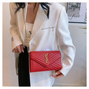 Novo envelope saco de corrente feminina crossbody saco commuter saco do telefone móvel nicho moda textura saco de ombro para mulher