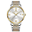 POEDAGAR Luxury Sports Men's Wristwatch Stainless Steel Waterproof Date Man Watch High Quality Casual Fashion Quartz Men Watches