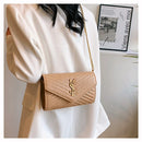 Novo envelope saco de corrente feminina crossbody saco commuter saco do telefone móvel nicho moda textura saco de ombro para mulher