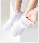 6 pares de meias esportivas com sola grossa e absorção de umidade com parte inferior acolchoada, perfeitas para corrida e esportes profissionais