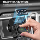 JaJaBor FM Transmitter: Boost Your Car Audio with Treble & Bass Control, 30W Fast Charging, and Hands-Free Wireless Kit
