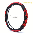 Four Seasons Universal Car Steering Wheel Cover in Faux Leather Film Fashion Sports Design