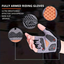 Luvas de Ciclismo Meio Dedo Unissex – Antiderrapantes, Almofadadas e Respiráveis