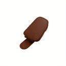 [1pcs Universal Sun Visor Glasses] 1pc Universal Car Sun Visor Glasses Clip, Pu Material, Auto Eyeglasses Holder, Vehicle Interior Accessories, Eyewear Storage Bracket