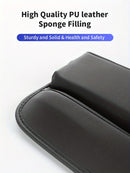 1pc Red PU Leather Car Seat Gap Organizer with Side Pockets & Charging Hole - Easy Install, Durable Console Storage Box for Smartphone, Wallet & Keys, Car Seat Organizer | Sleek Design | PU Leather Construction, Car Storage