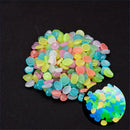 100pcs Glow-in-the-Dark Pebbles - Enhance Your Garden Or Aquarium With Natural Crystals!