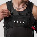 Chest Rig Esportivo Resistente à Água – Bolsa Leve com Fecho em Zíper para Aventuras, Corrida e Fitness