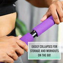 Barra de Pilates Multifuncional LINGPENG – Bastão Fitness com Faixa Elástica para Yoga e Treino Completo