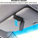 [1pcs Universal Sun Visor Glasses] 1pc Universal Car Sun Visor Glasses Clip, Pu Material, Auto Eyeglasses Holder, Vehicle Interior Accessories, Eyewear Storage Bracket