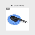 Car Dust Removal Small Duster Wipe Car Soft Brush Cleaning Brush Mini Bristle Brush Dust Removal Brush Nanofiber Car Interior