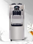 Máquina comercial de sorvete macio VEVOR - Hoppers duplos de 6L, 3 sabores, compressor de 2200W, controle LCD para bares, restauração